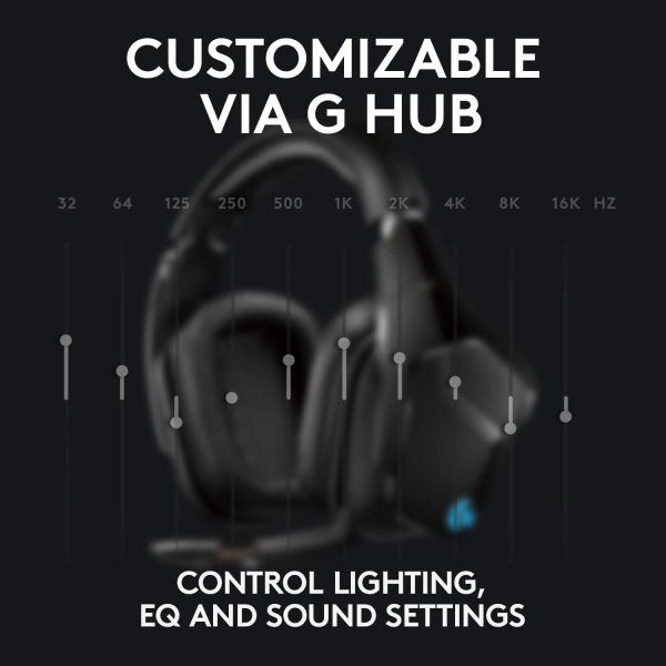 Logitech G935 Wireless Gaming Headset Over Ear Windows-4