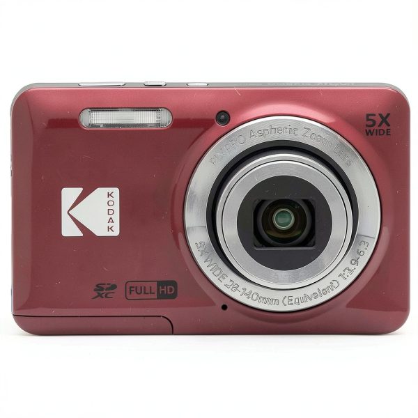 Kodak PIXPRO FZ55 16MP Compact Camera Red Blue Colors-0
