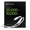 Belkin USB-C Cable 6.6ft Charging Cable White 2-Pack-3