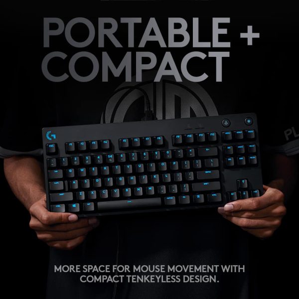 Logitech G PRO TKL Mechanical Gaming Keyboard RGB PC-3