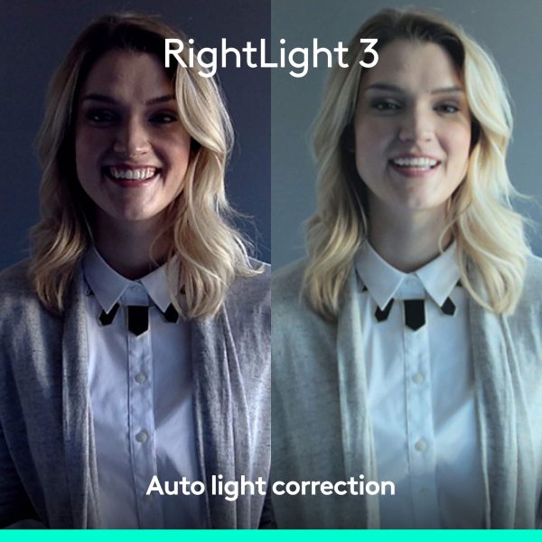 Logitech 4K Pro Webcam Noise Canceling Mic Streaming-3