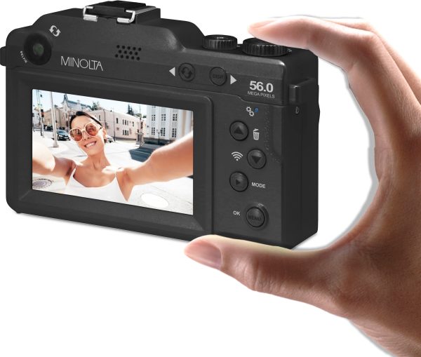 Minolta MND65 56 Megapixel 4K Video Digital Camera Black-7