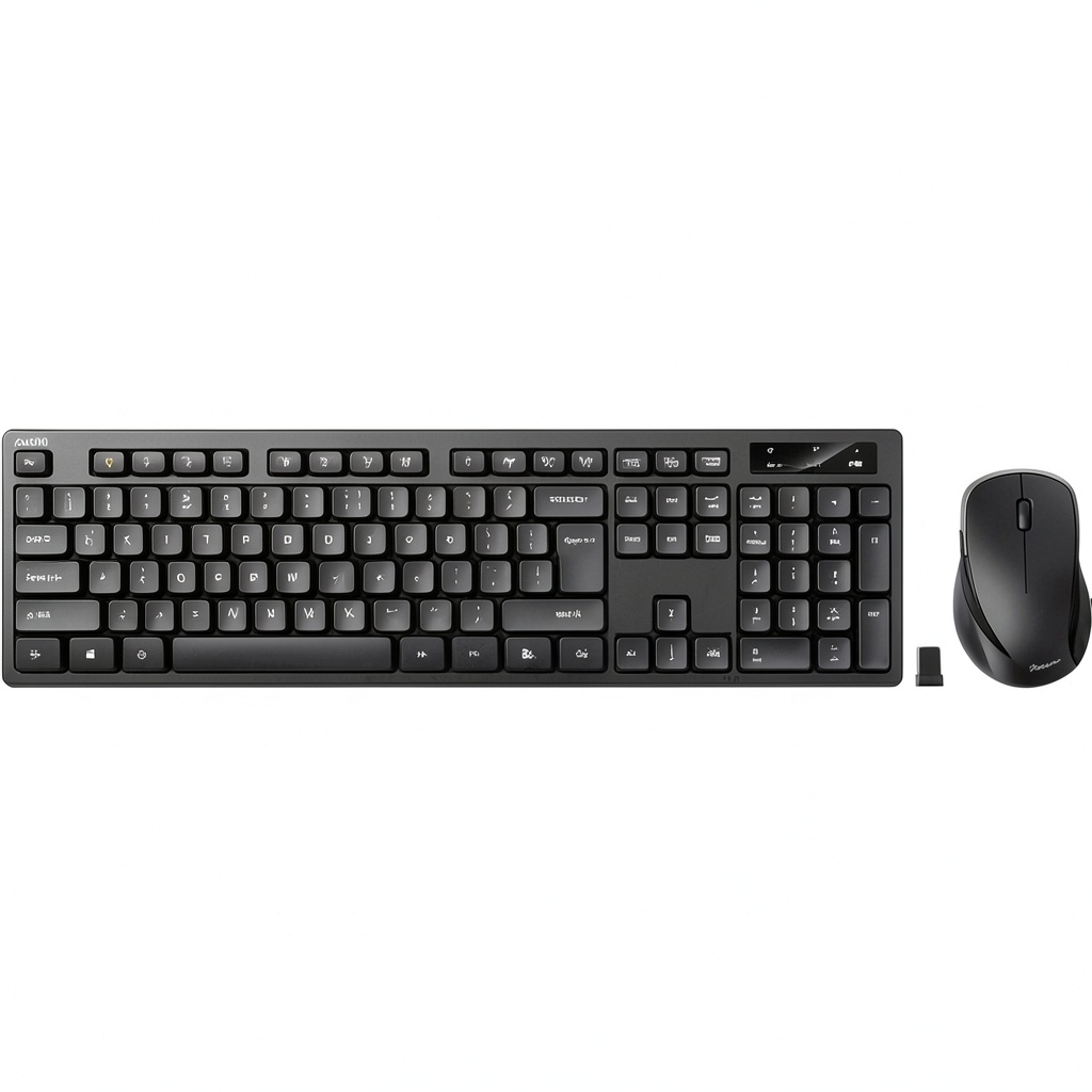 Belkin Wireless Keyboard and Mouse Combo on office desk