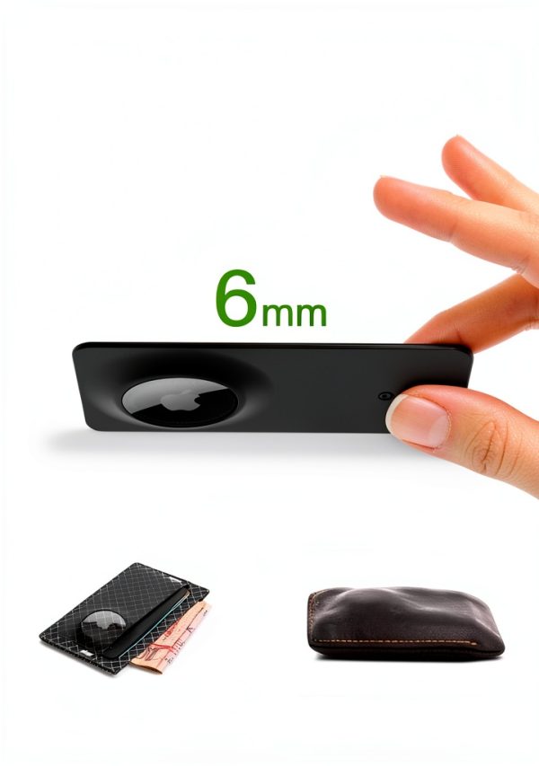 Secure Wallet Insert for AirTag Slim Flexible Design-2