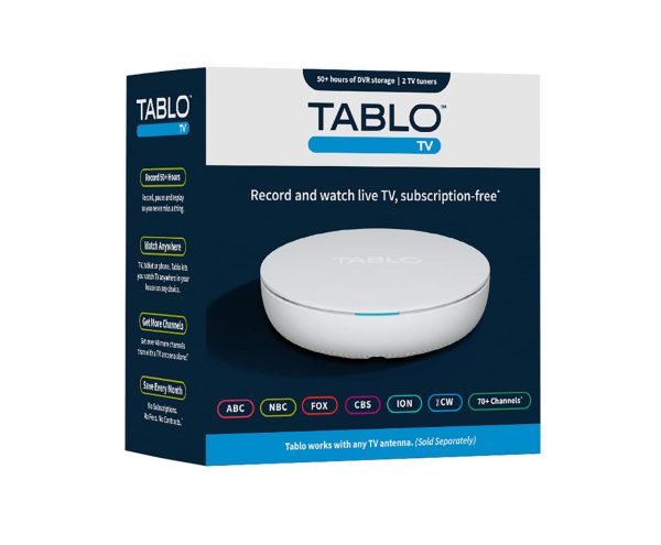 Tablo DVR 2 Tuner Record Live TV Free Streaming Channels-4