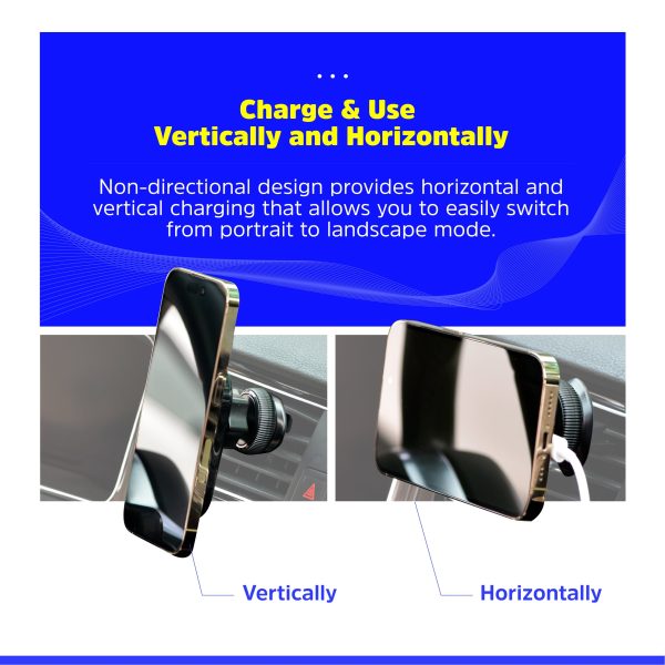 Energizer MagSafe Wireless Car Charger Mount Fast Charging-4