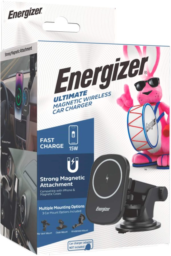 Energizer MagSafe Wireless Car Charger Mount Fast Charging-27