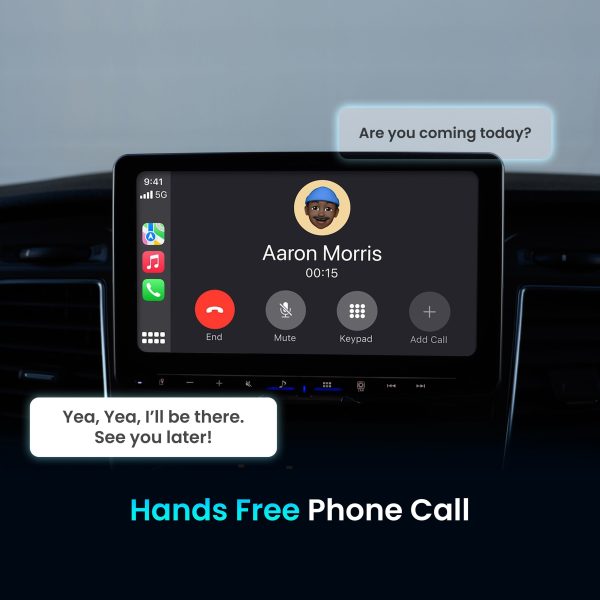 Rexing Wireless CarPlay Android Auto Adapter Hands-Free-8