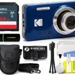 Kodak PIXPRO FZ55 Blue 16MP Digital Camera 5X Zoom-0