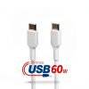 Belkin USB-C Cable 6.6ft Charging Cable White 2-Pack-2