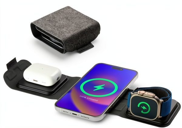 mophie 3 in 1 Travel Charger MagSafe Fast Wireless Charging-0