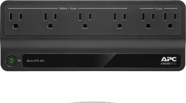 APC Battery Backup 450VA 6 Outlet Surge Protector-2