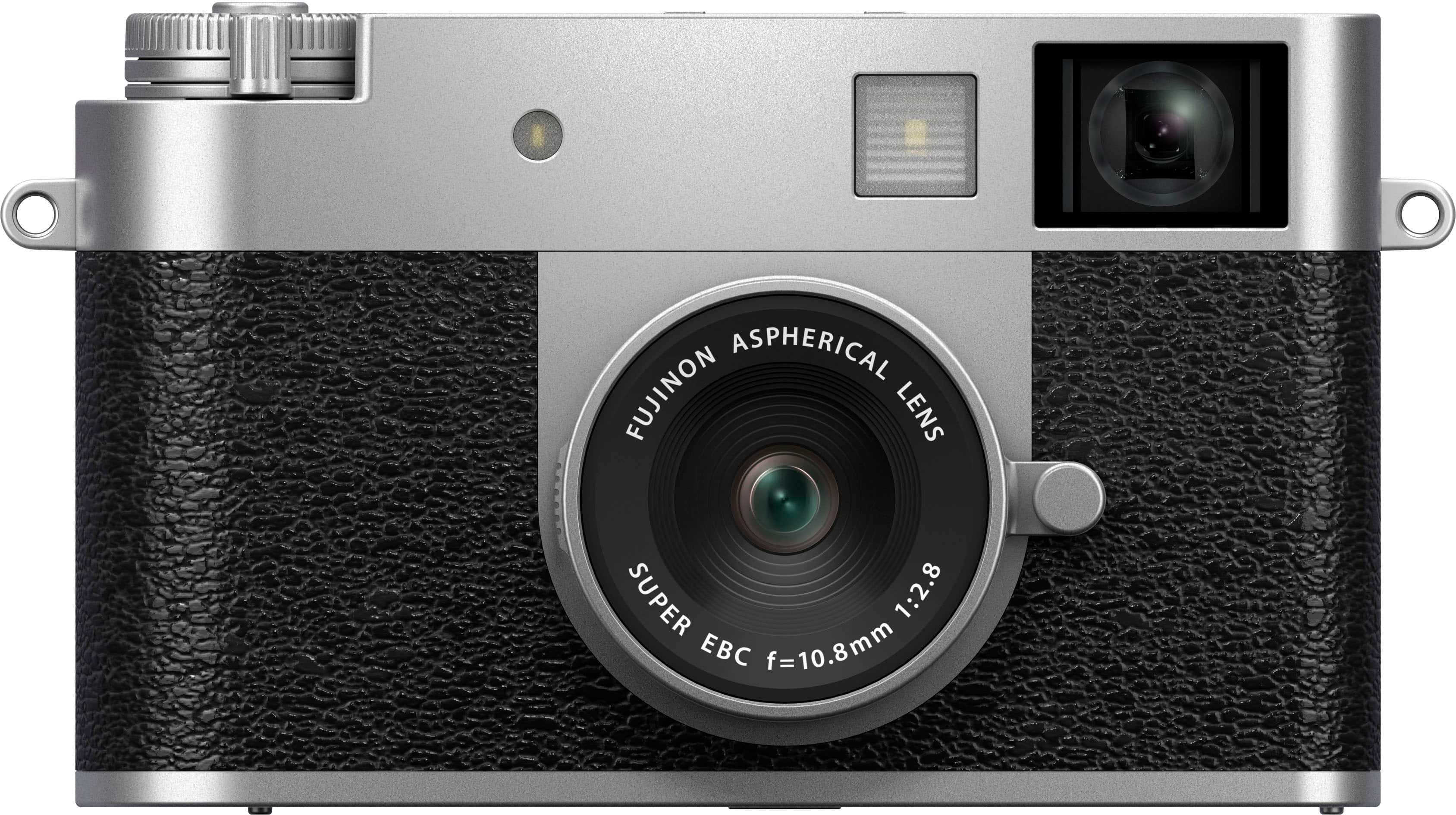 Fujifilm X Half Premium Compact Camera in Silver color on a table