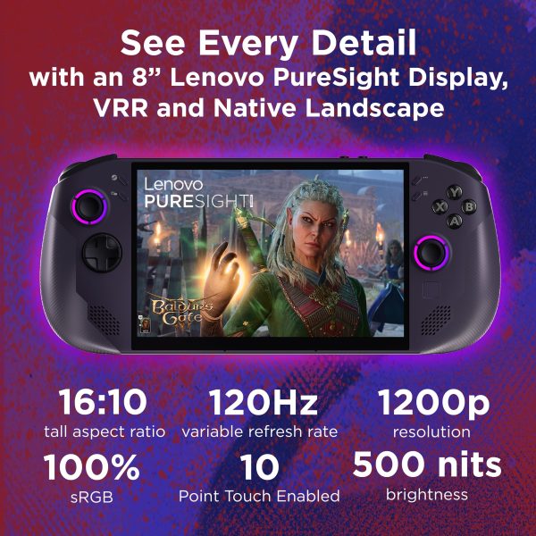 Legion Go S Gaming Handheld AMD Ryzen Z2 8 Inch 120Hz-6