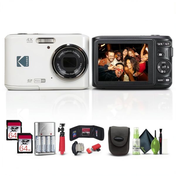 Kodak Pixpro FZ45 Digital Camera Bundle 4x Zoom 1080p Video-0