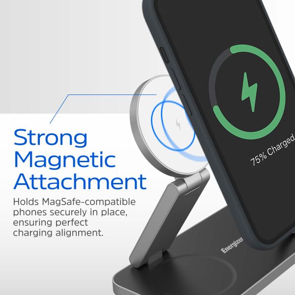 Energizer 3-in-1 Magnetic Wireless Charging Stand Fast-7