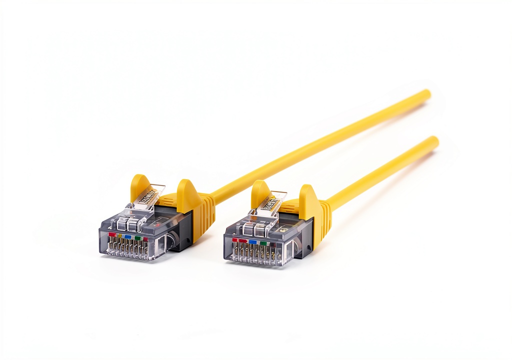 Belkin Cat 6 Yellow UTP Patch Cable with bag and label