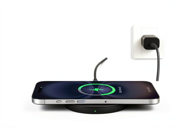 Belkin 15W Wireless Charging Pad Fast Qi Charger Black White-2