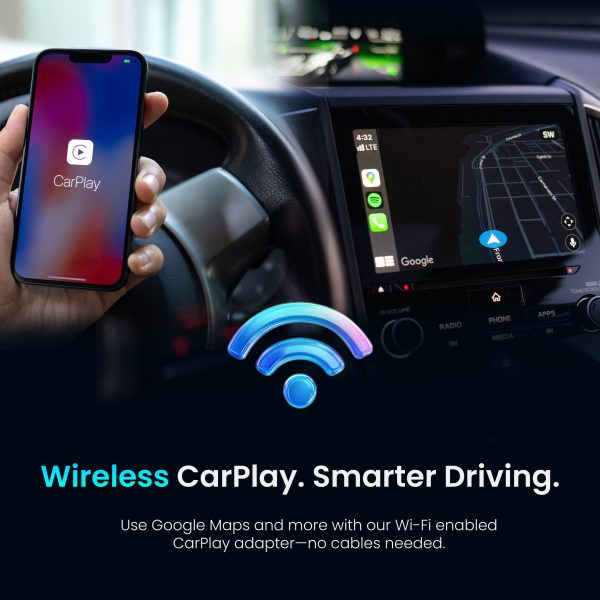 Rexing Wireless CarPlay Android Auto Adapter Hands-Free-7