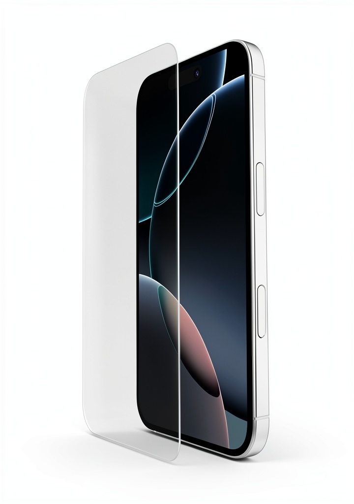 UltraGlass 2 screen protector applied on an iPhone showing clarity and fit