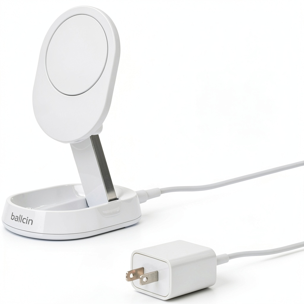 Belkin BoostCharge Pro charging an iPhone on a desk