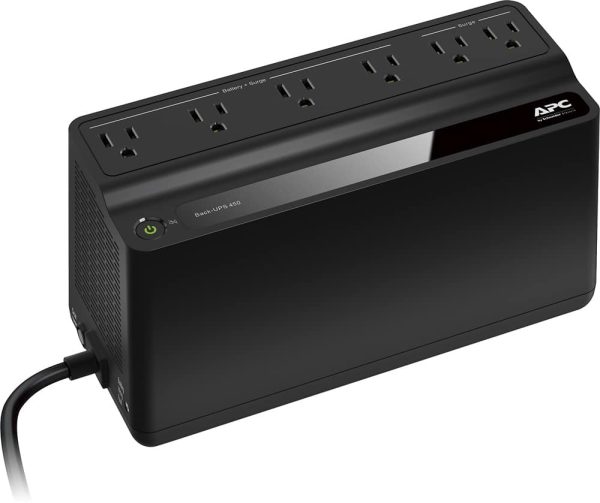 APC Battery Backup 450VA 6 Outlet Surge Protector-0