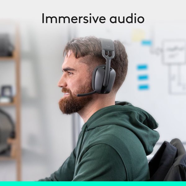 Logitech Zone Vibe 100 Wireless Bluetooth Headphones Noise-3