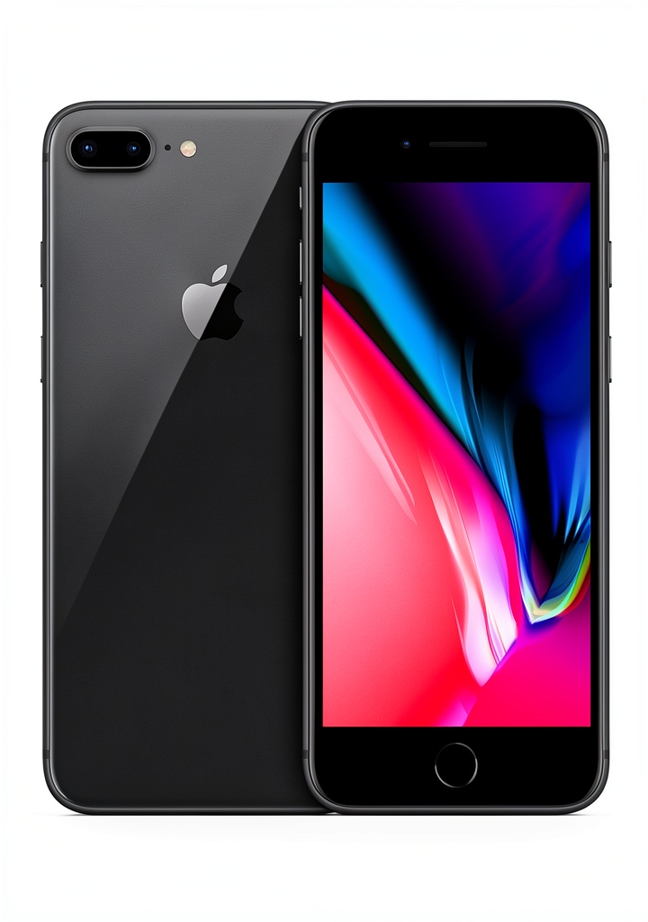 Apple iPhone 8 Plus in Space Gray on a table