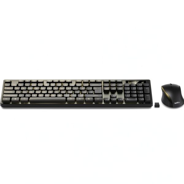 Belkin Wireless Keyboard Mouse Combo Full Size Black Windows-5