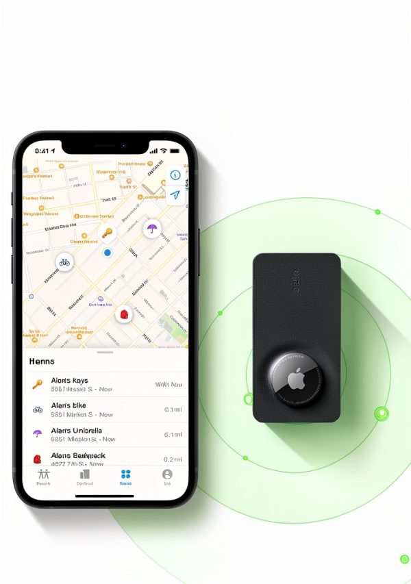 Secure Wallet Insert for AirTag Slim Flexible Design-5