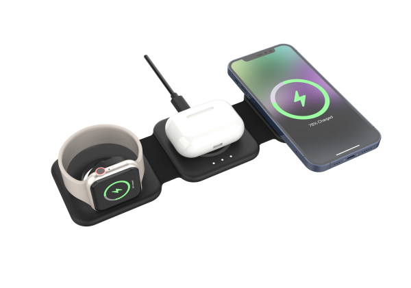 Energizer 3 in 1 Wireless Charging Pad Fast Foldable-0