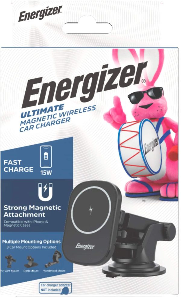 Energizer MagSafe Wireless Car Charger Mount Fast Charging-30