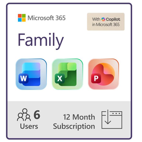 Microsoft 365 Family Subscription Productivity Apps Security-0