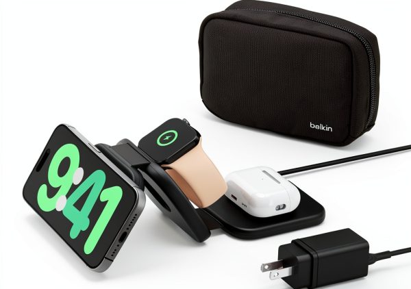 Belkin BoostCharge 3-in-1 Magnetic Charging Travel Pad-0