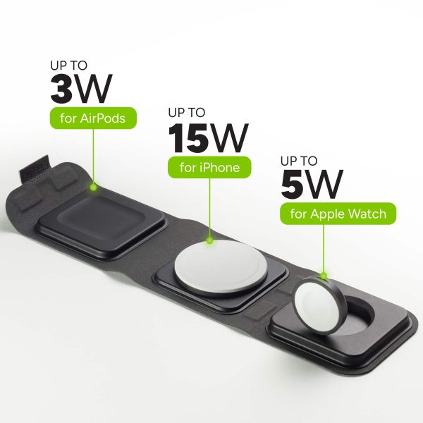 mophie 3 in 1 Travel Charger MagSafe Fast Wireless Charging-1