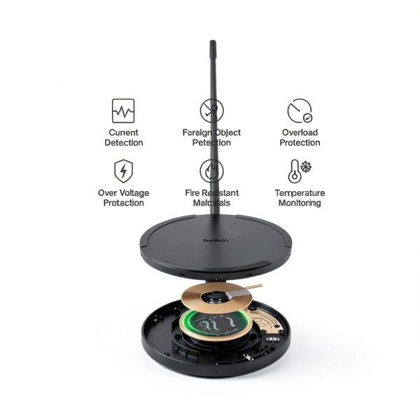 Belkin 15W Wireless Charging Pad Fast Qi Charger Black White-7