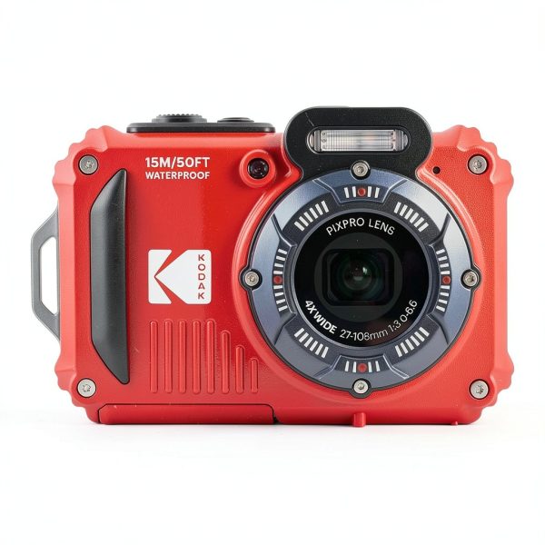 Kodak WPZ2 Waterproof Camera Red 16MP Shockproof Outdoor-0