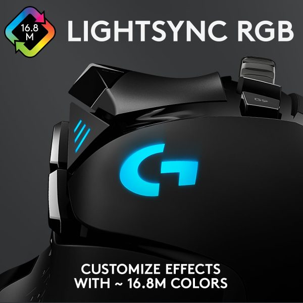 Logitech G502 HERO Gaming Mouse RGB Wired Optical Black-6