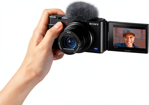 Sony ZV 1 Digital Camera for Content Creators Black White-8