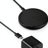 Belkin 15W Wireless Charging Pad Fast Qi Charger Black White-0