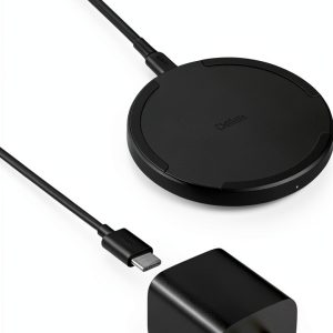 Belkin 15W Wireless Charging Pad Fast Qi Charger Black White-0