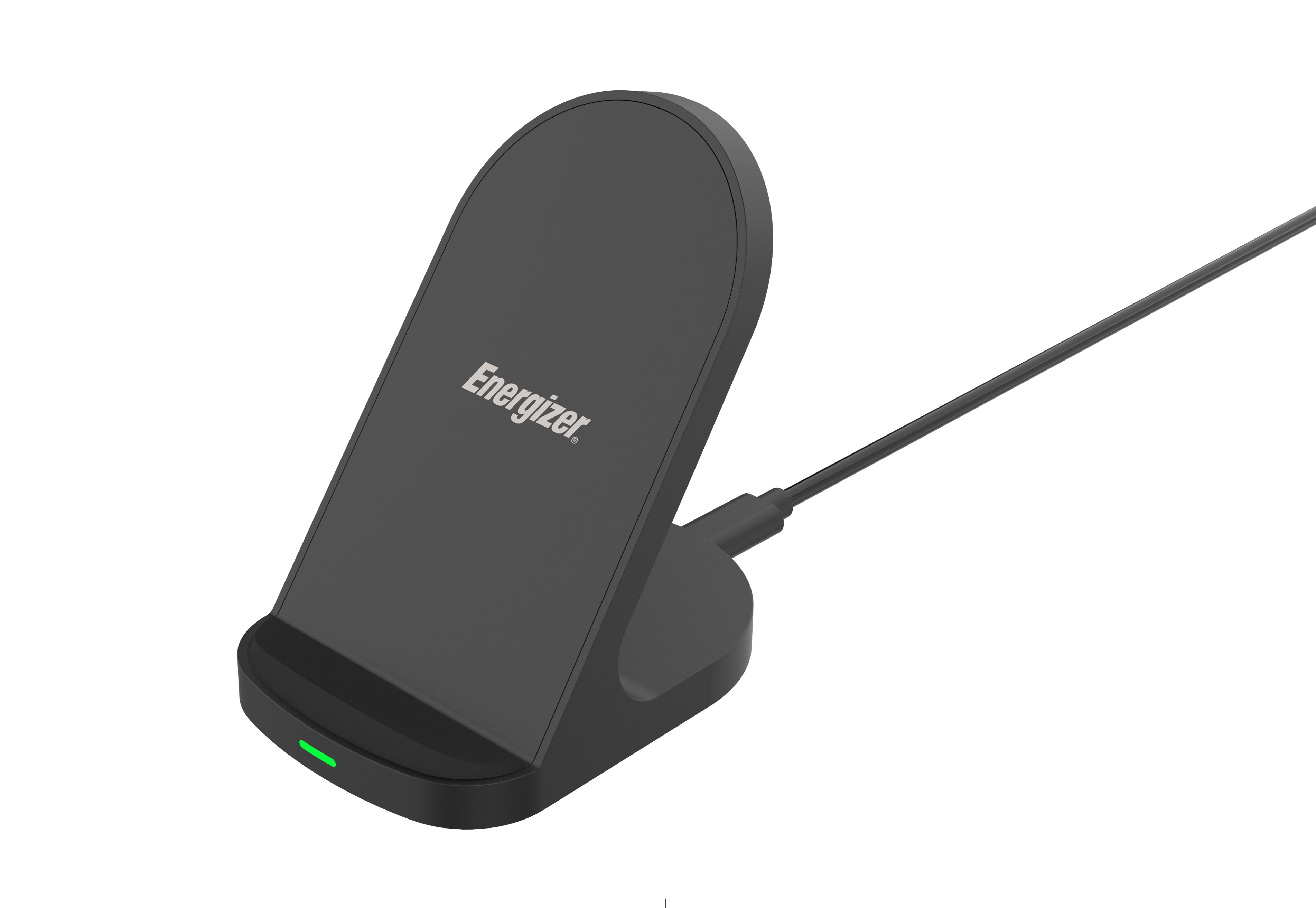 Energizer Wireless Charging Stand in use on a desk