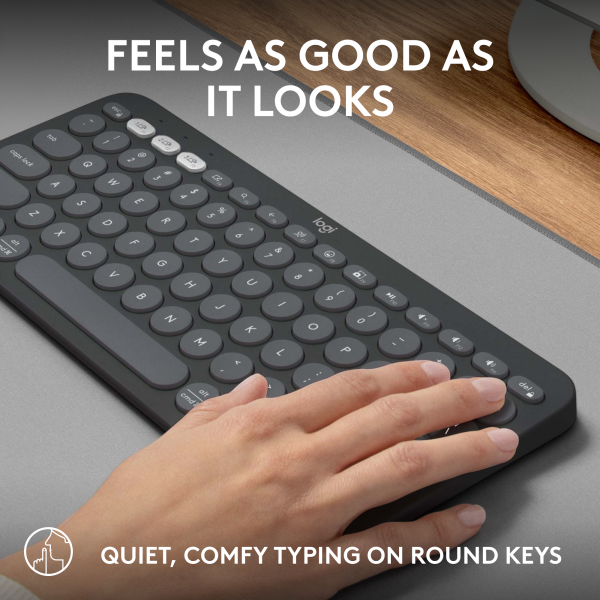 Logitech Pebble Keys 2 Slim Wireless Keyboard Multi Device-4