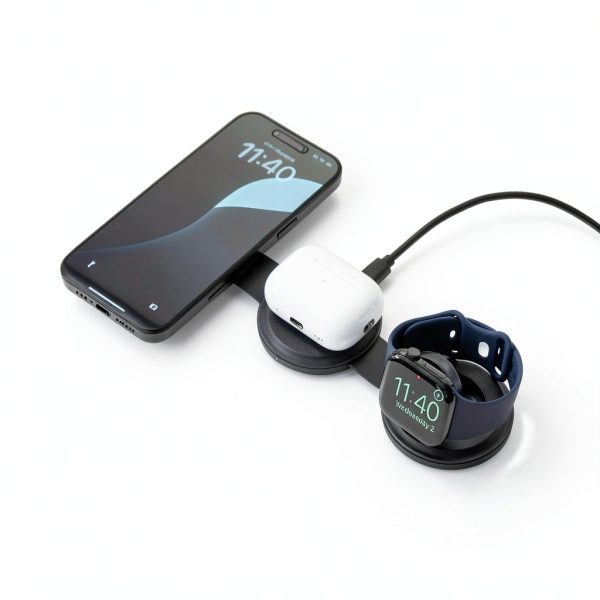 Satechi Qi2 3 in 1 Wireless Charger Foldable Travel-2