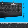 Logitech MK850 Wireless Keyboard Mouse Combo PC Mac Black-6
