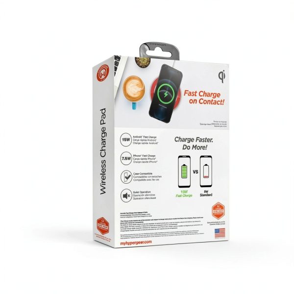 ChargePad Pro Wireless Charger Qi Fast Charge Blue Red-8