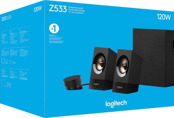Logitech Z533 Multimedia Speakers PC Black 3 Piece-6