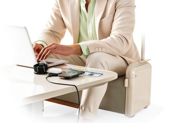 Satechi Qi2 3 in 1 Wireless Charger Foldable Travel-8